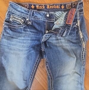 Rock Revival Women's Bootcut Jeans - Medium Blue Faded